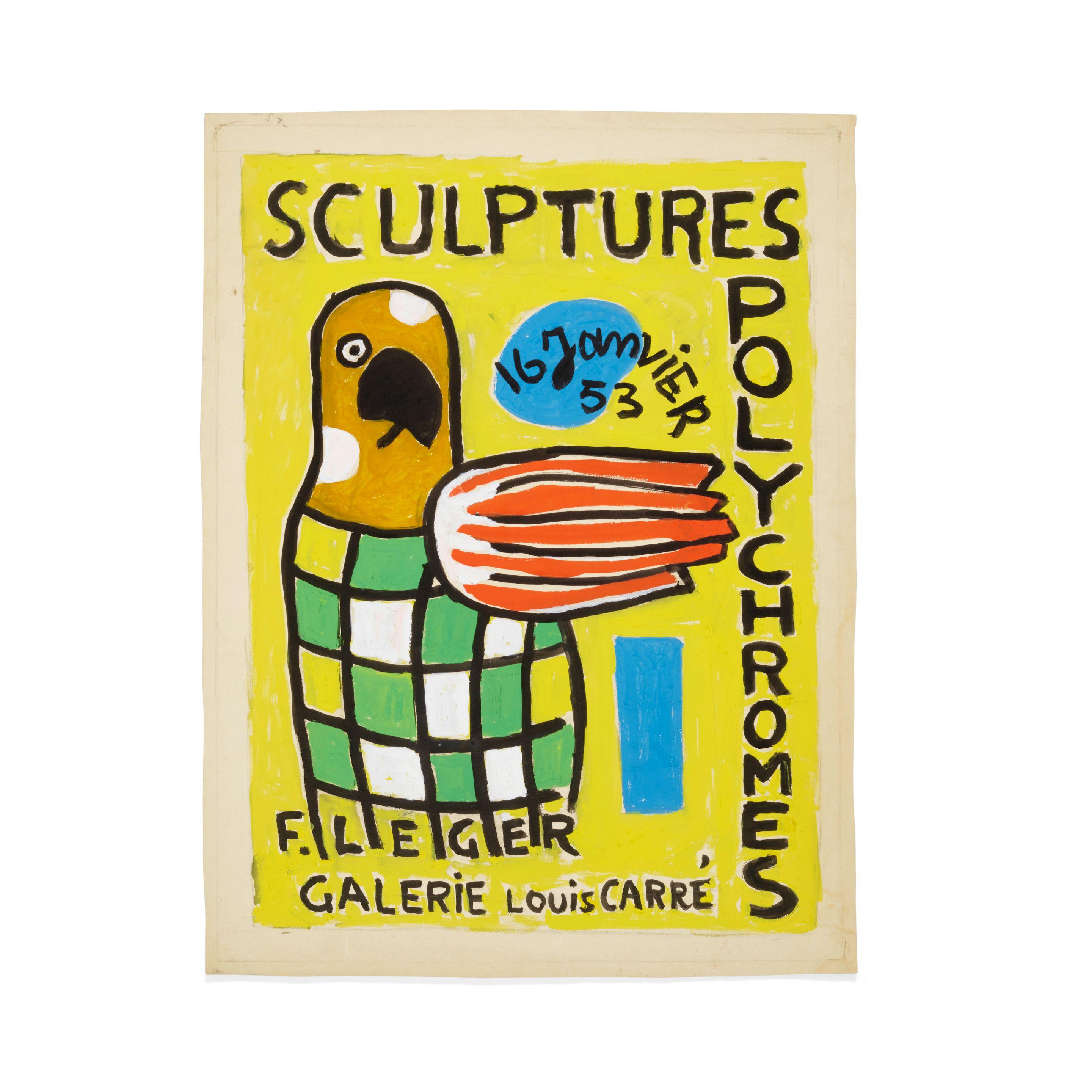 Fernand Léger - Sculpture polychromes