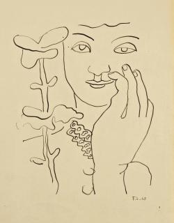 Fernand Léger - Tête de jeune fille