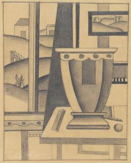 Fernand Léger - Vase devant une fenêtre
