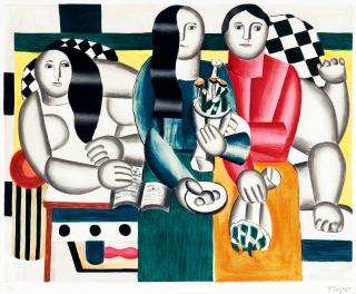 Fernand Léger - Women With A Bunch Of Flowers.
