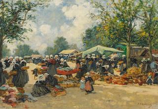 Fernand Legout-Gérard - Bretonischer Markt.