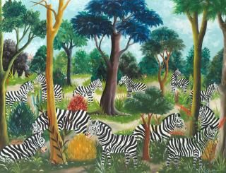 Fernand Pierre - A Dazzle Of Zebras