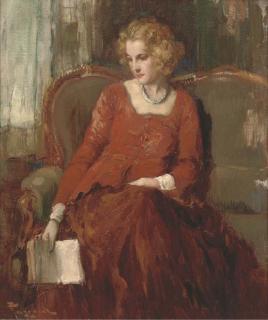 Fernand Toussaint - A Moment of Contemplation