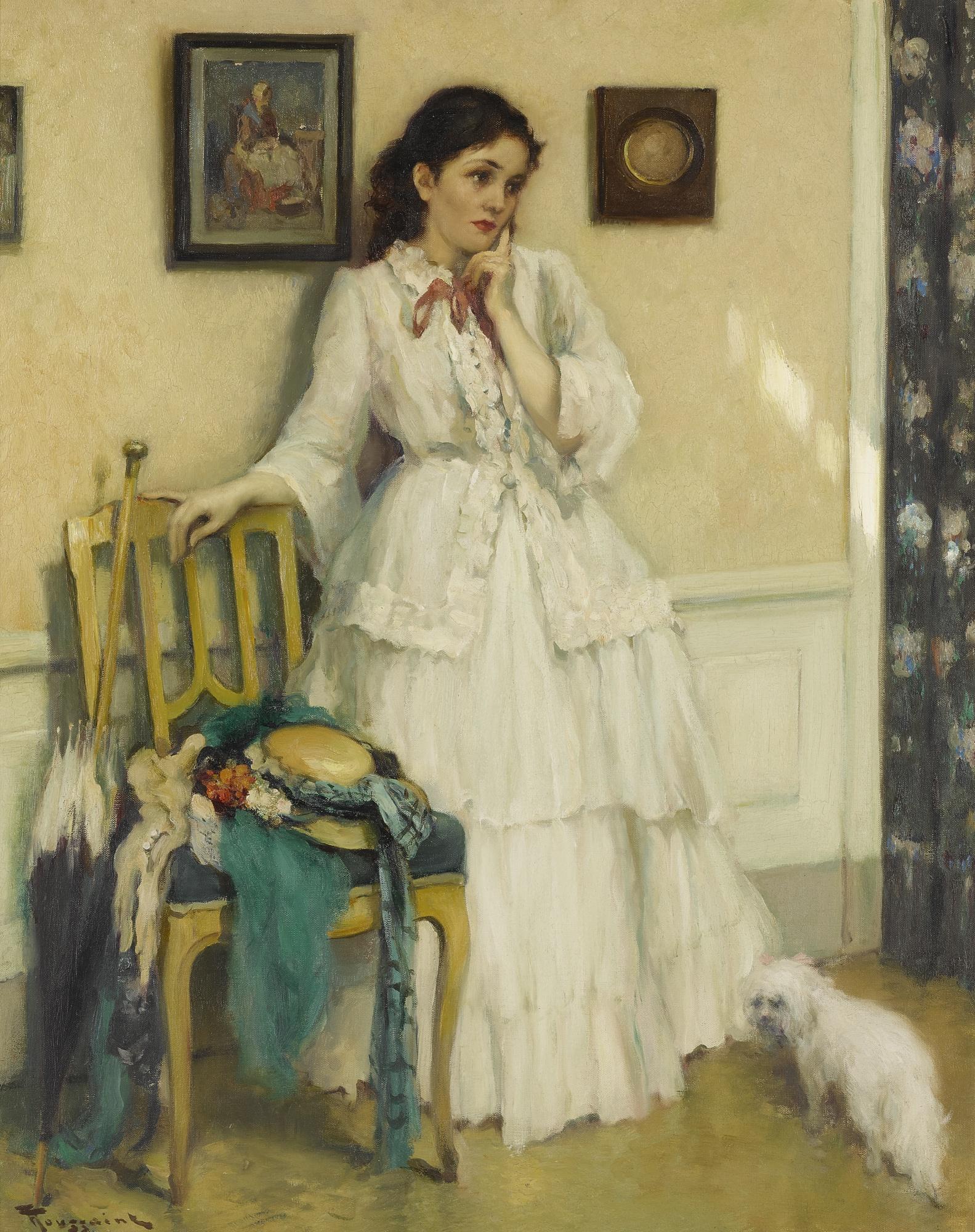 Fernand Toussaint - Belgian pensive