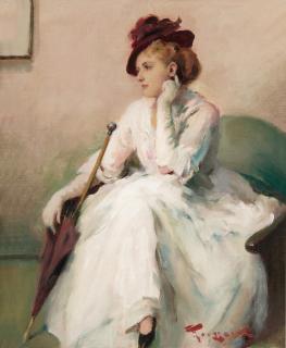 Fernand Toussaint - Elegantly Waiting