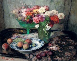 Fernand Toussaint - Nature morte avec fleurs