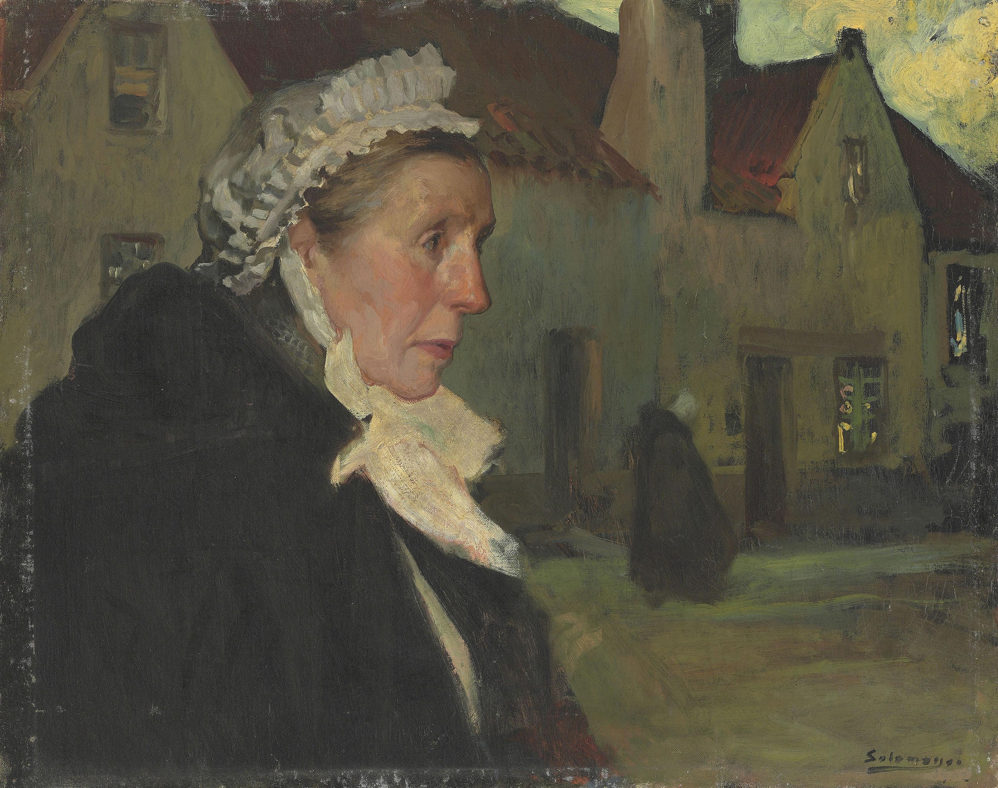 Fernando Álvarez De Sotomayor - A Dutch fisher woman