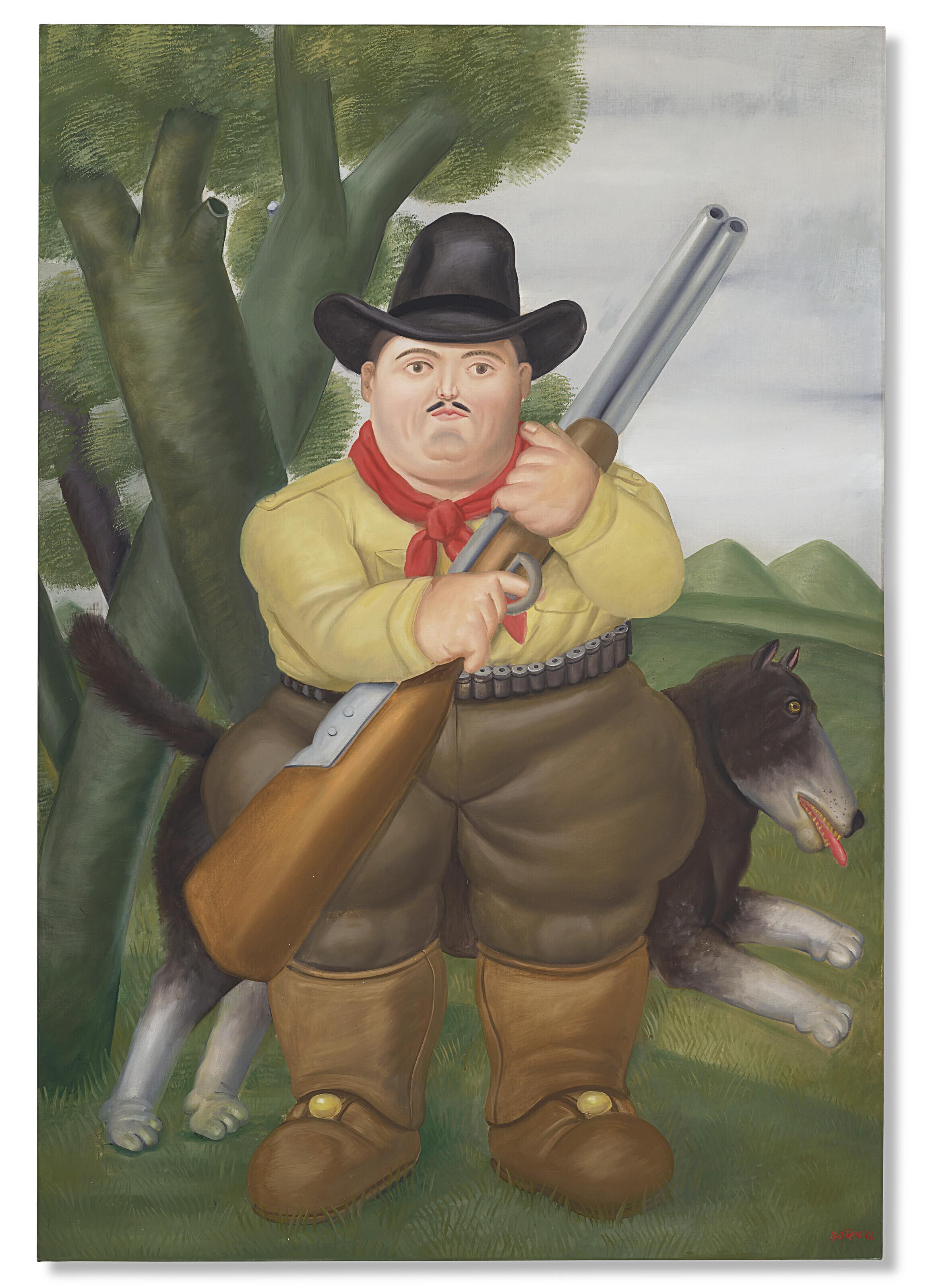 Fernando Botero - Cazador
