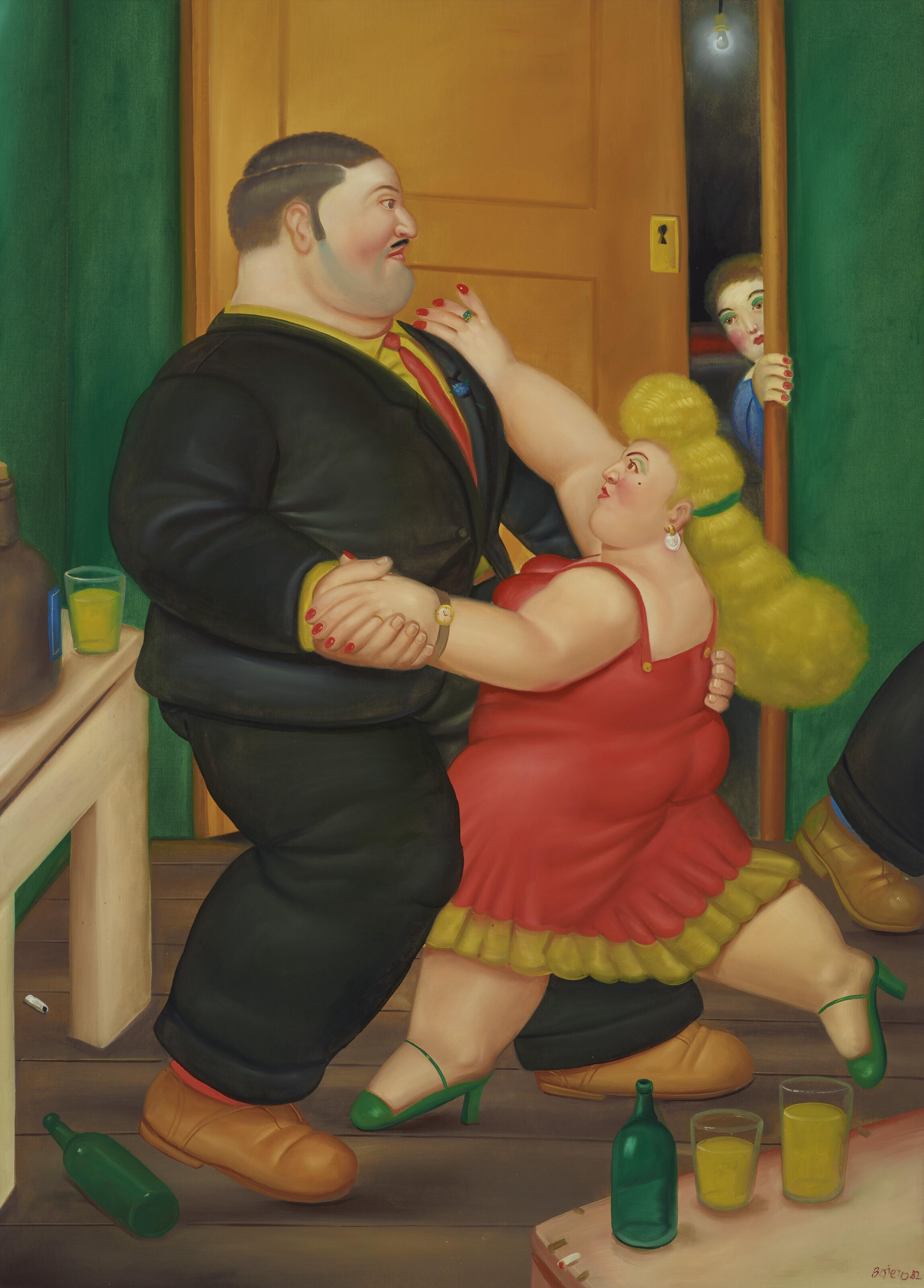 Fernando Botero - Dancing Couple
