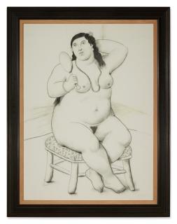 Fernando Botero - Desnudo al espejo