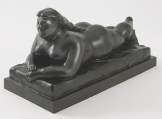 Fernando Botero - Donna Sdraiata Con Panno