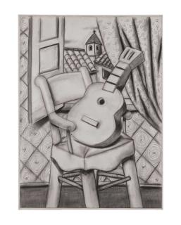Fernando Botero - Guitare sur une chaise