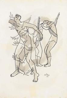 Fernando Botero - Hombre con palomas