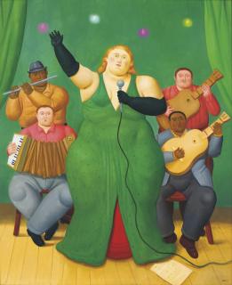 Fernando Botero - La Cantante
