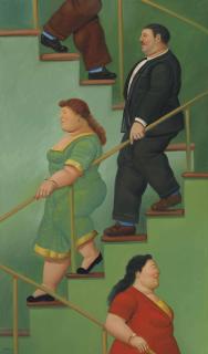 Fernando Botero - La escalera