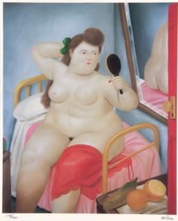 Fernando Botero - La Toilette, from Botero