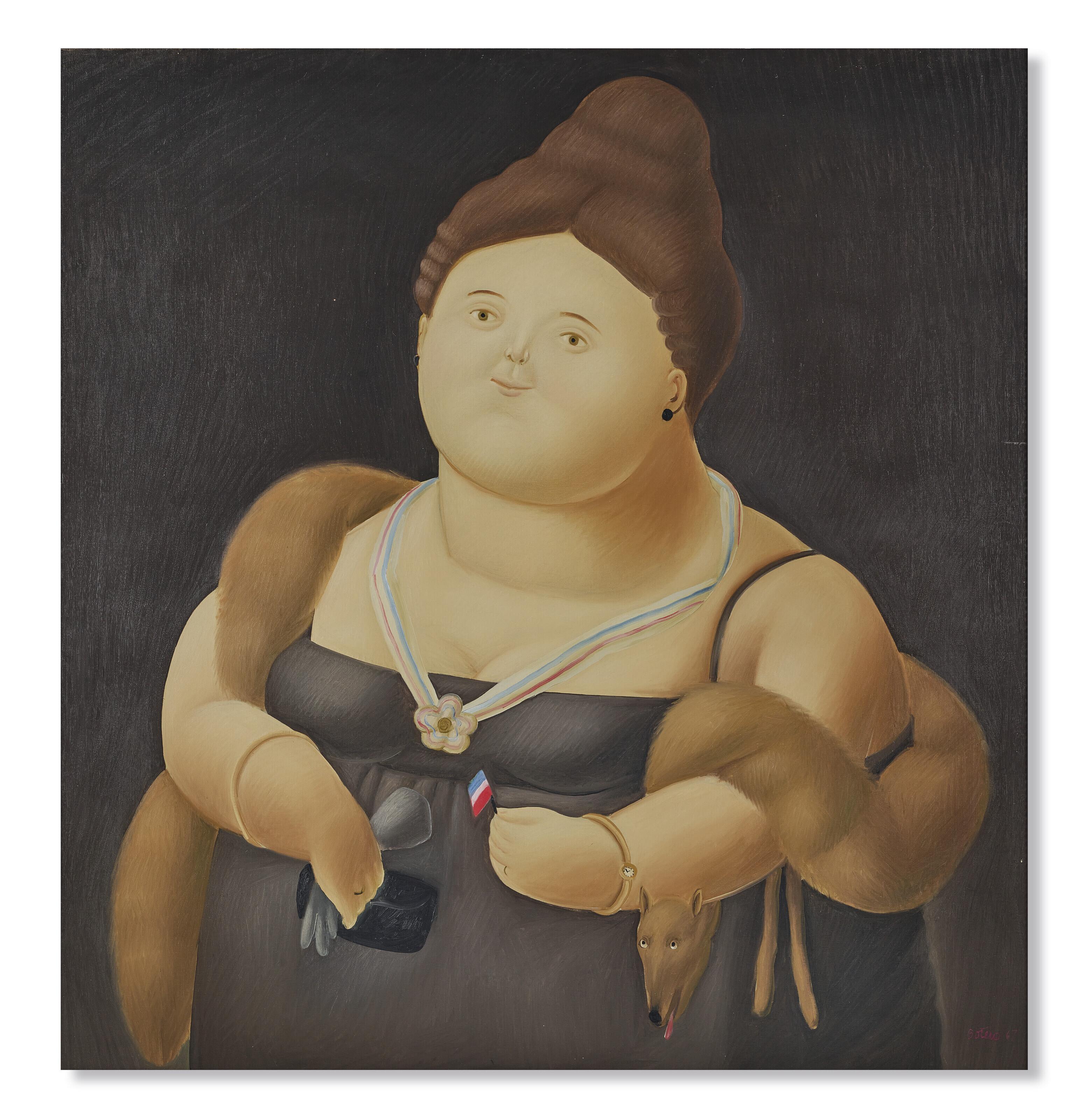 Fernando Botero - Madame Ingres