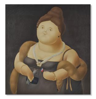 Fernando Botero - Madame Ingres