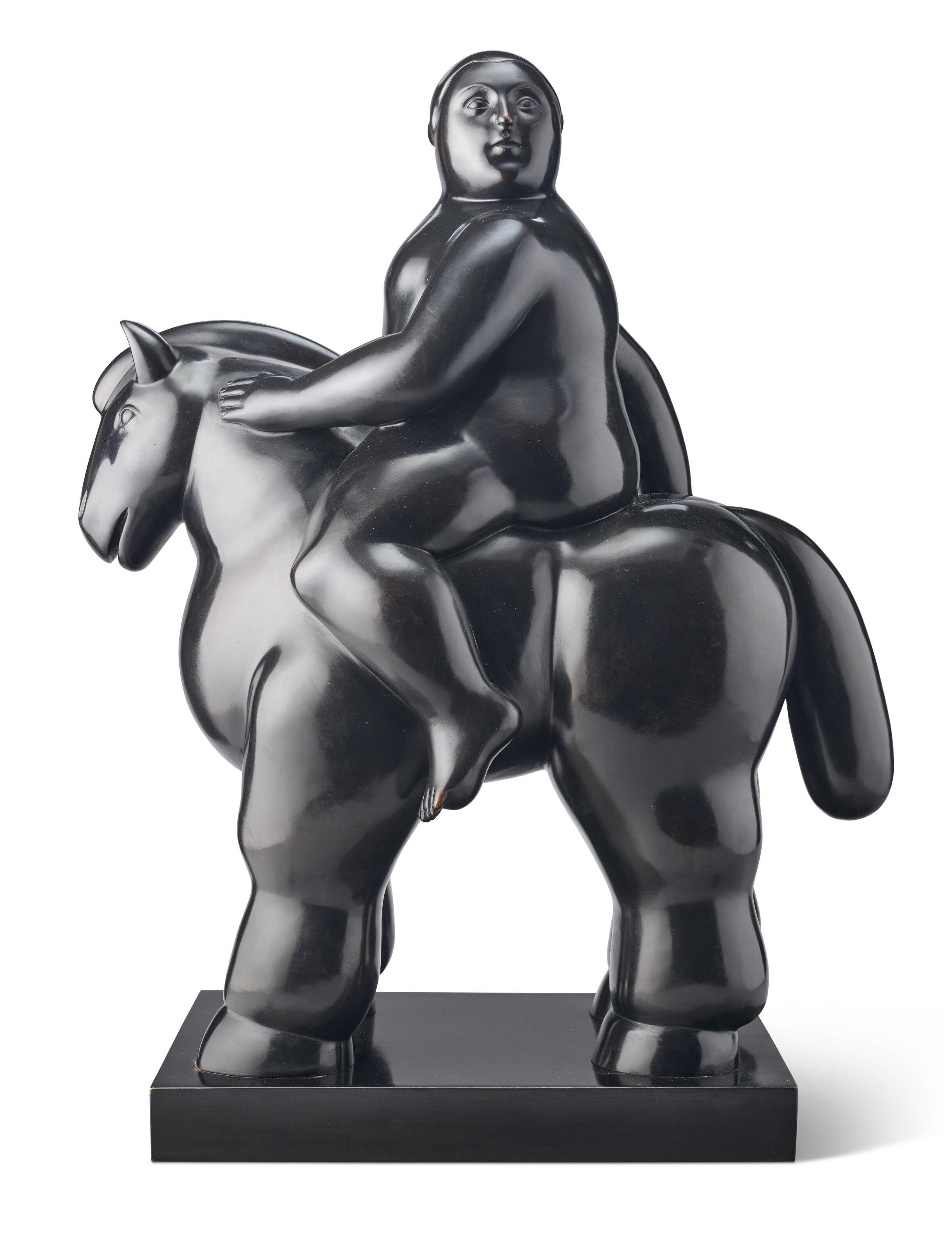 Fernando Botero - Man on a Horse