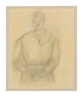 Fernando Botero - Mme. Cézanne