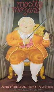 Fernando Botero - Mostly Mozart, 1984