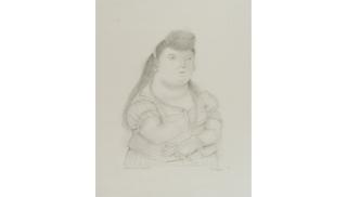 Fernando Botero - Mujer con collar de perlas
