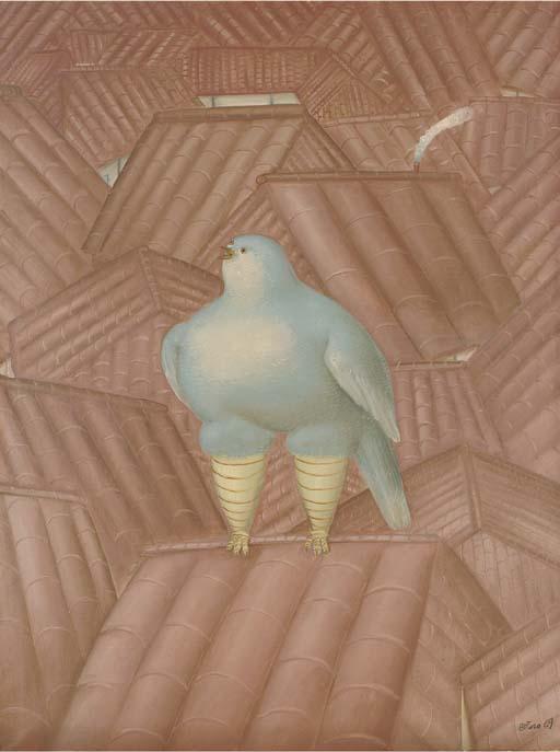 Fernando Botero - Pajarito En El Techo