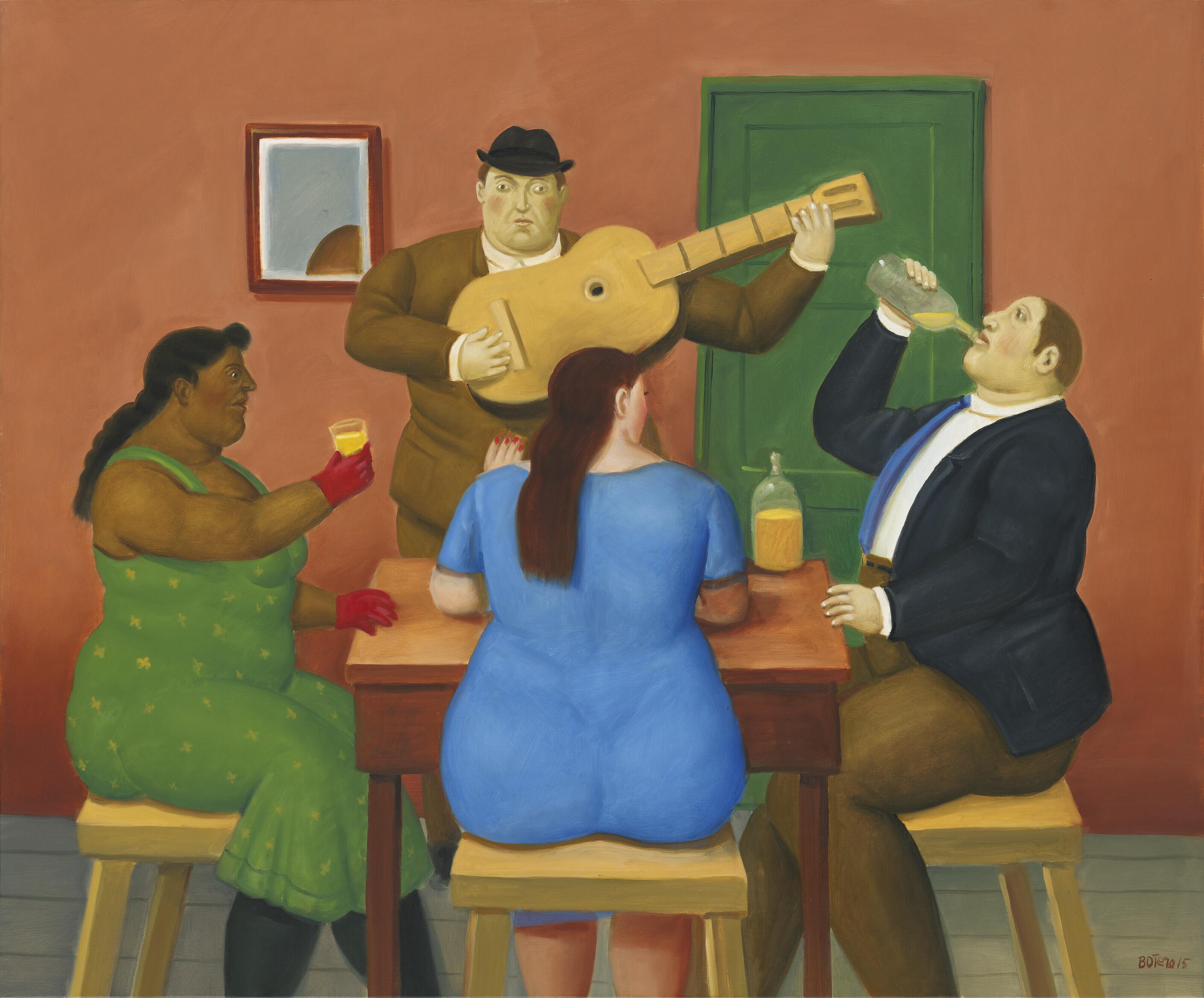Fernando Botero - People Drinking