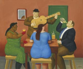 Fernando Botero - People Drinking