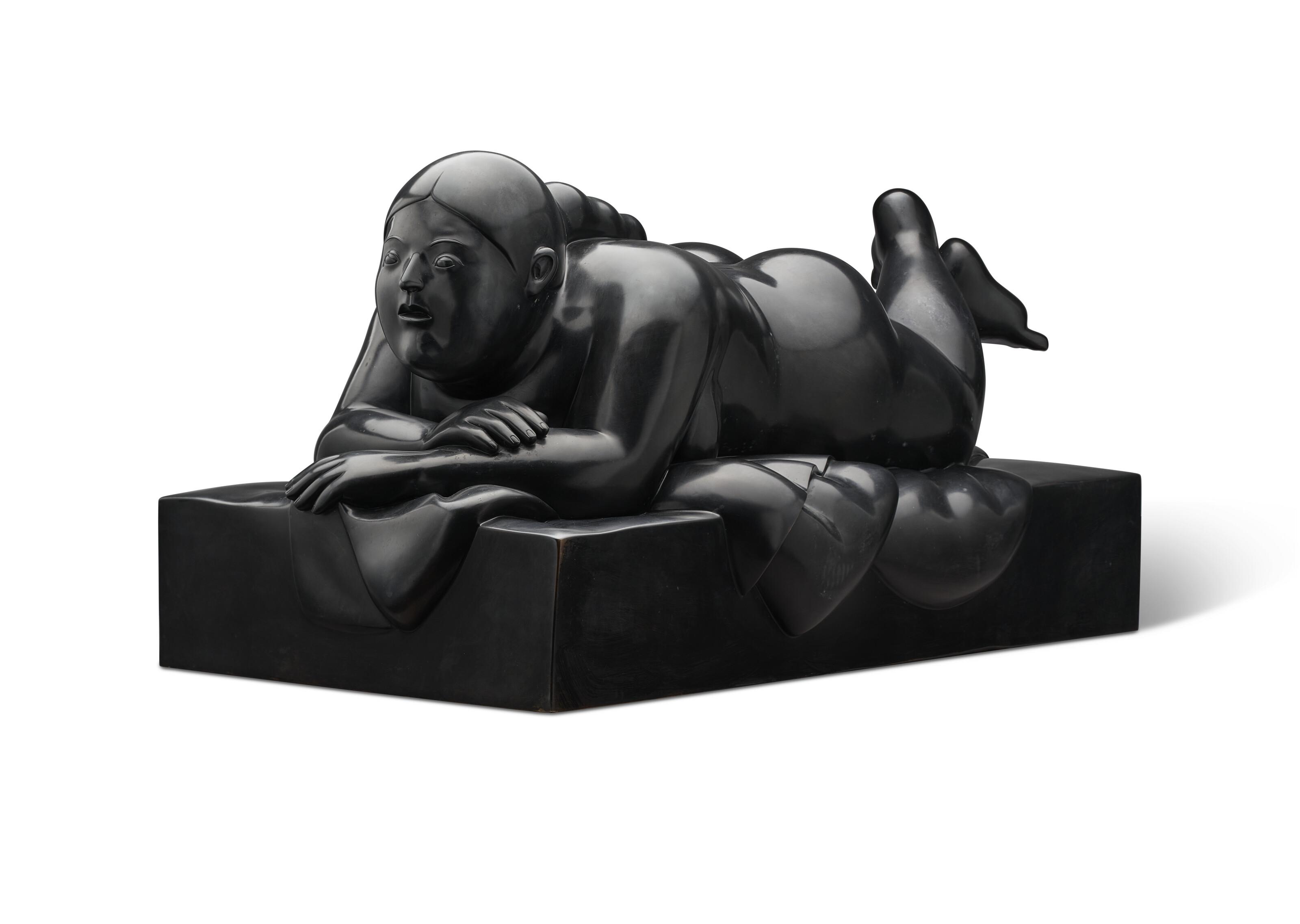 Fernando Botero - Reclining Nude