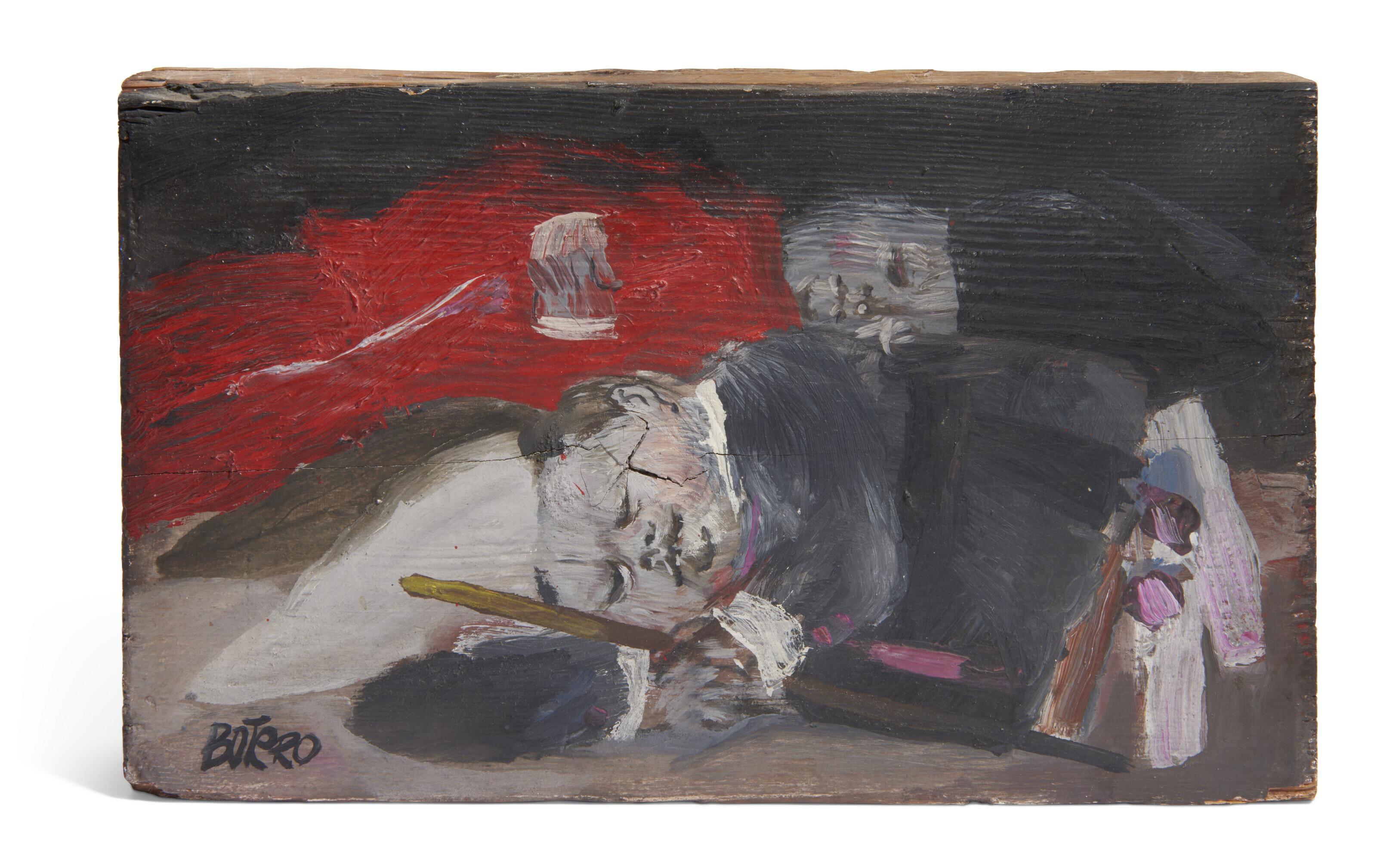 Fernando Botero - Sleeping Priests