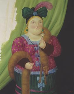 Fernando Botero - Society Lady