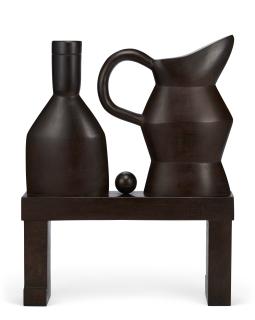 Fernando Botero - Still Life with Jug and Bottle