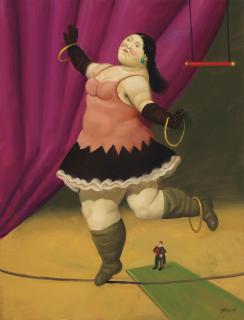 Fernando Botero - Tightrope Walker