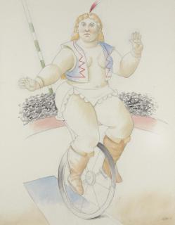 Fernando Botero - Unicyclist