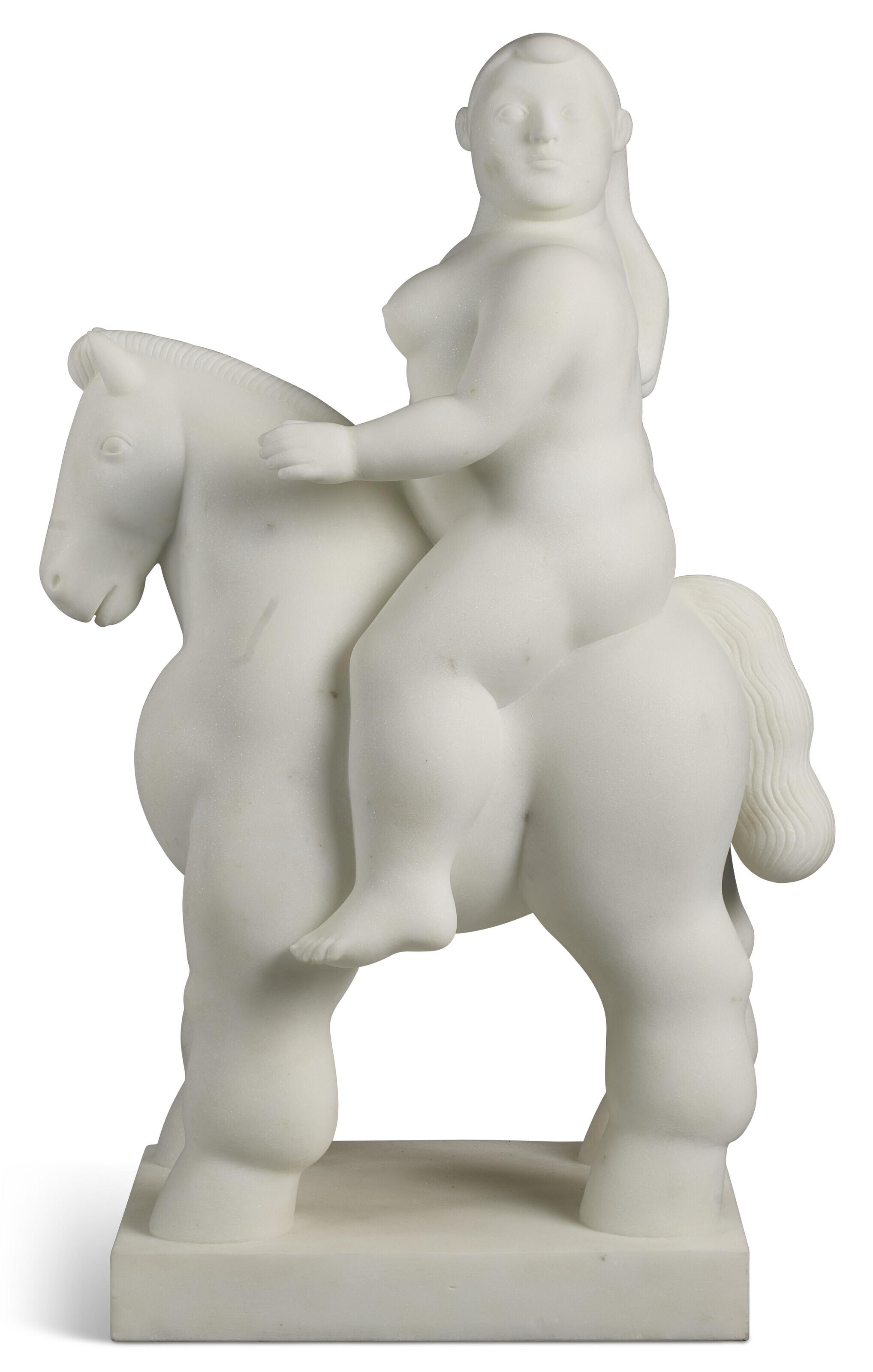 Fernando Botero - Woman on a Horse