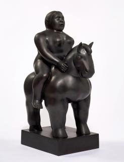 Fernando Botero - Woman on a horse