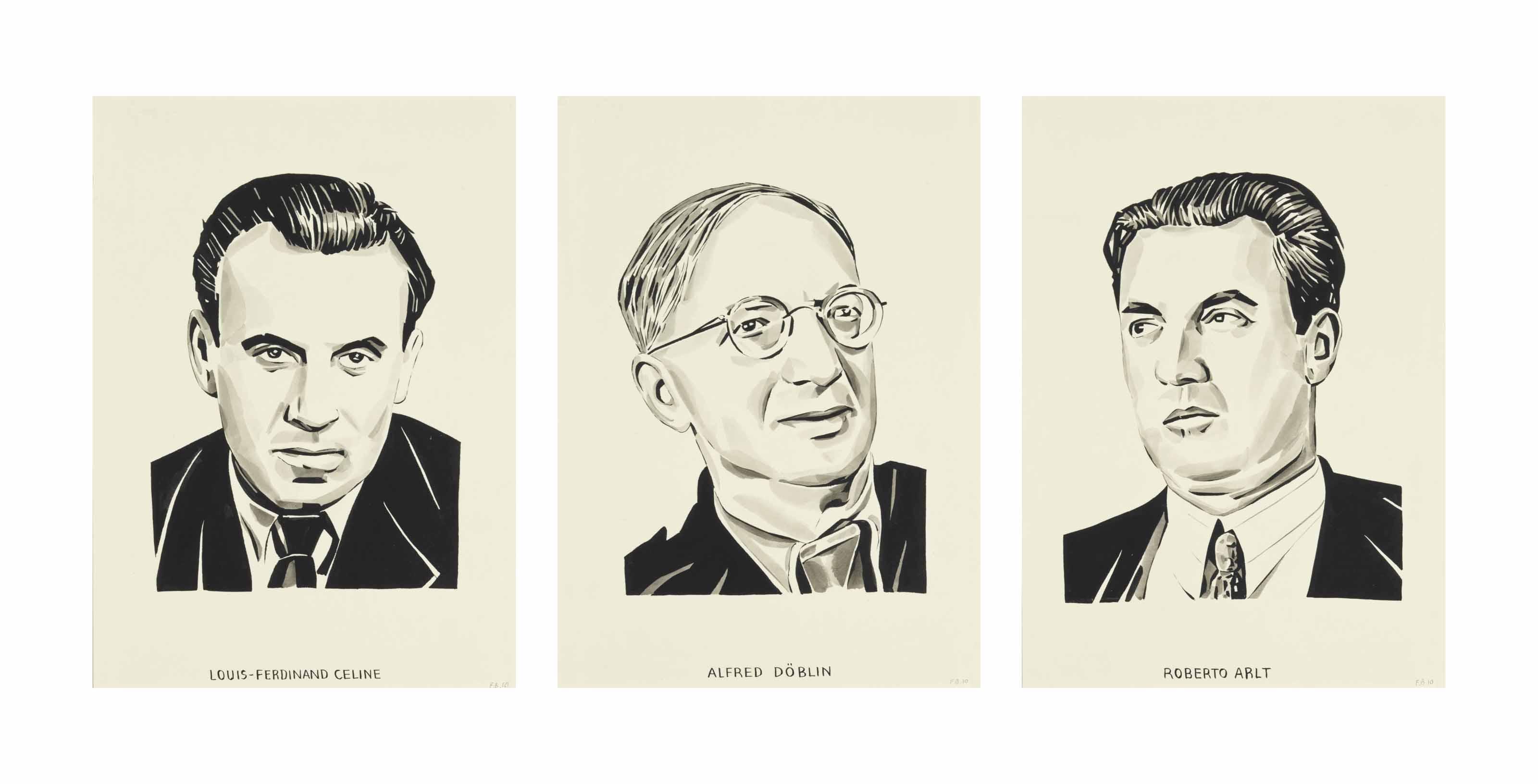 Fernando Bryce - Céline/Döblin/Arlt