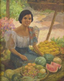 Fernando Cueto Amorsolo - Fruit Vendor