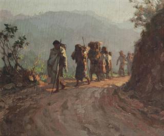 Fernando Cueto Amorsolo - Igorot From The Hills, Baguio