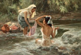 Fernando Cueto Amorsolo - Lavanderas