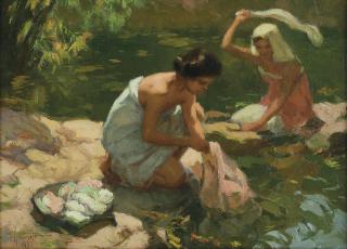 Fernando Cueto Amorsolo - Lavenderas