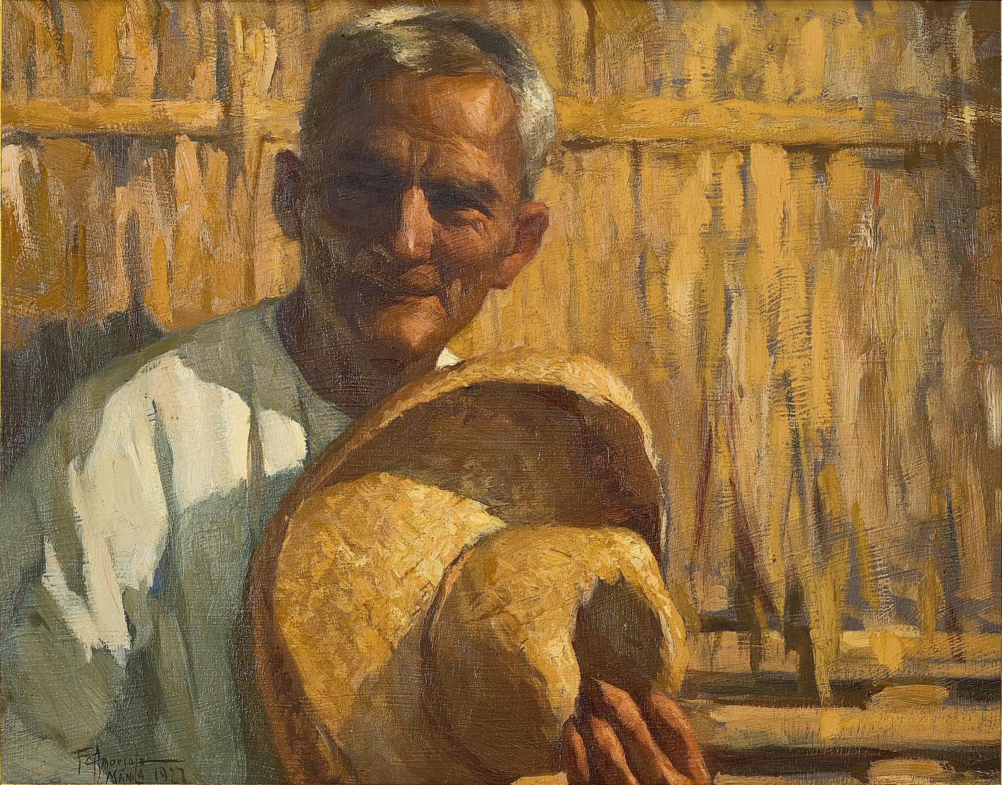 Fernando Cueto Amorsolo - Man With Hat