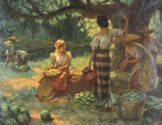 Fernando Cueto Amorsolo - Mango vendors
