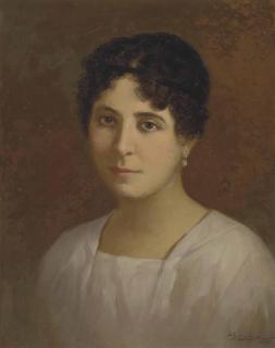 Fernando Cueto Amorsolo - Portrait of Mrs Guillermo Gómez
