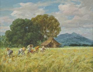Fernando Cueto Amorsolo - Rice Field
