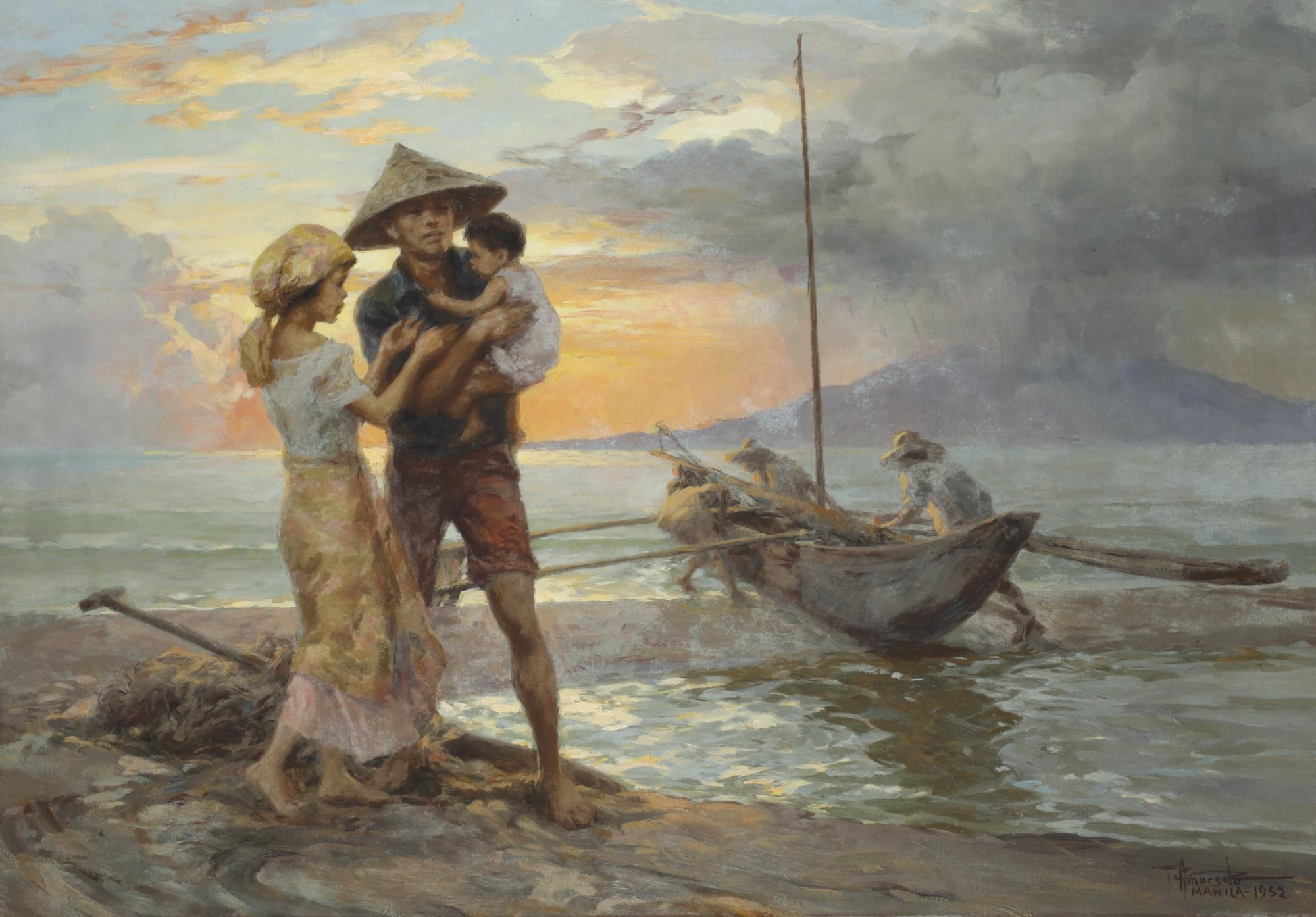 Fernando Cueto Amorsolo - Seascape