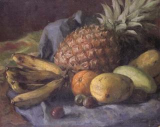 Fernando Cueto Amorsolo - Still life of tropical fruits
