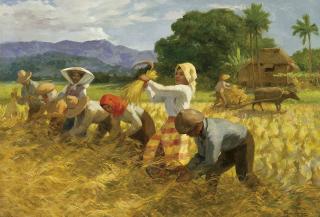 Fernando Cueto Amorsolo - The Harvesters