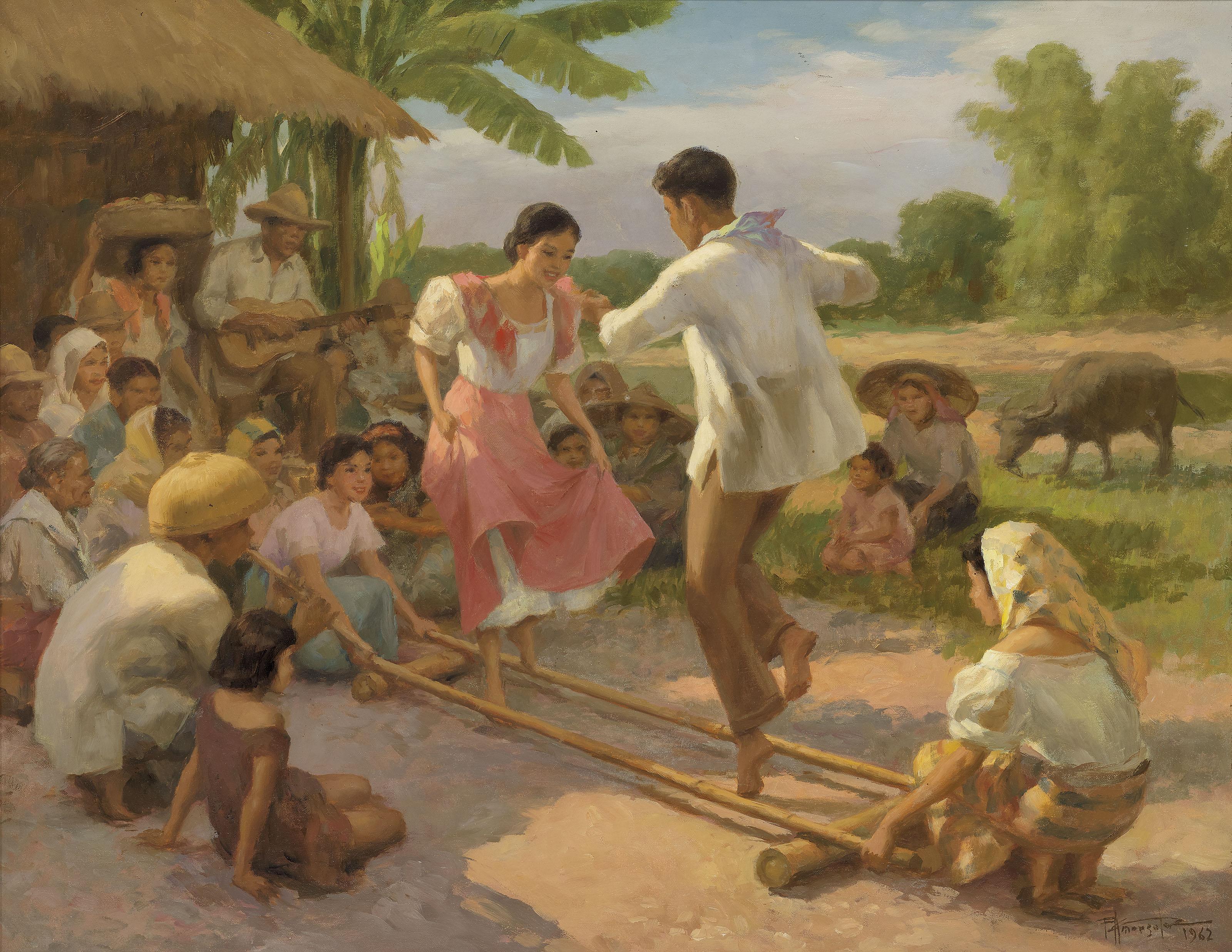 Fernando Cueto Amorsolo - Tinikling Dance
